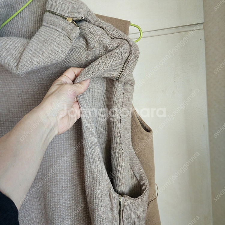 한섬 시스템 캐시미어 니트 조끼--1