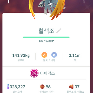 이로치 다이맥스 칠색조