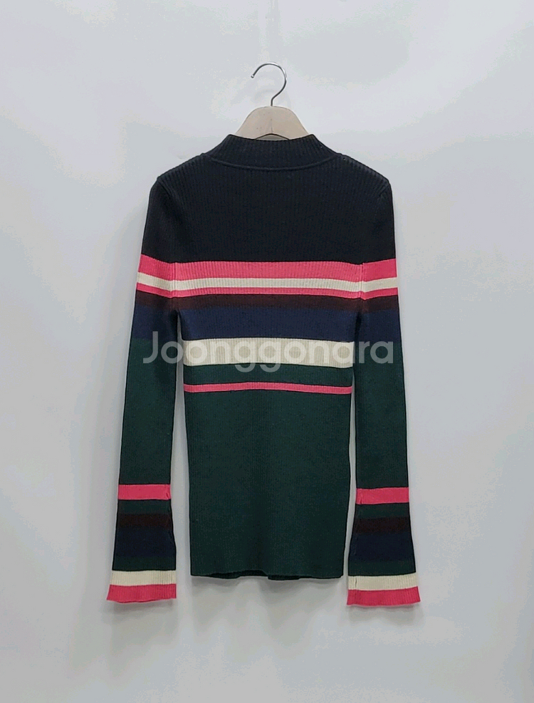 SJYP 에스제이와이피 멀티 스트라이프 울 니트 / 여 S 멀티컬러z2b6--10