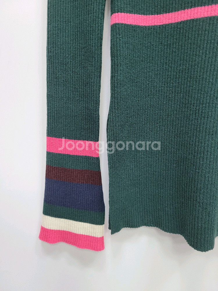 SJYP 에스제이와이피 멀티 스트라이프 울 니트 / 여 S 멀티컬러z2b6--3