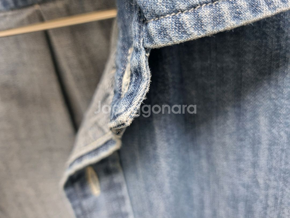 남성 폴로 멀티포니 긴팔 데님 청 셔츠 남방--7