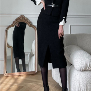 나인그랩 트위드 투피스셋트 겨울 하객룩 이미지