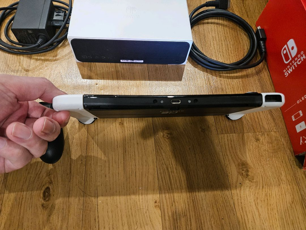 닌텐도 스위치 OLED 화이트 풀박스--6