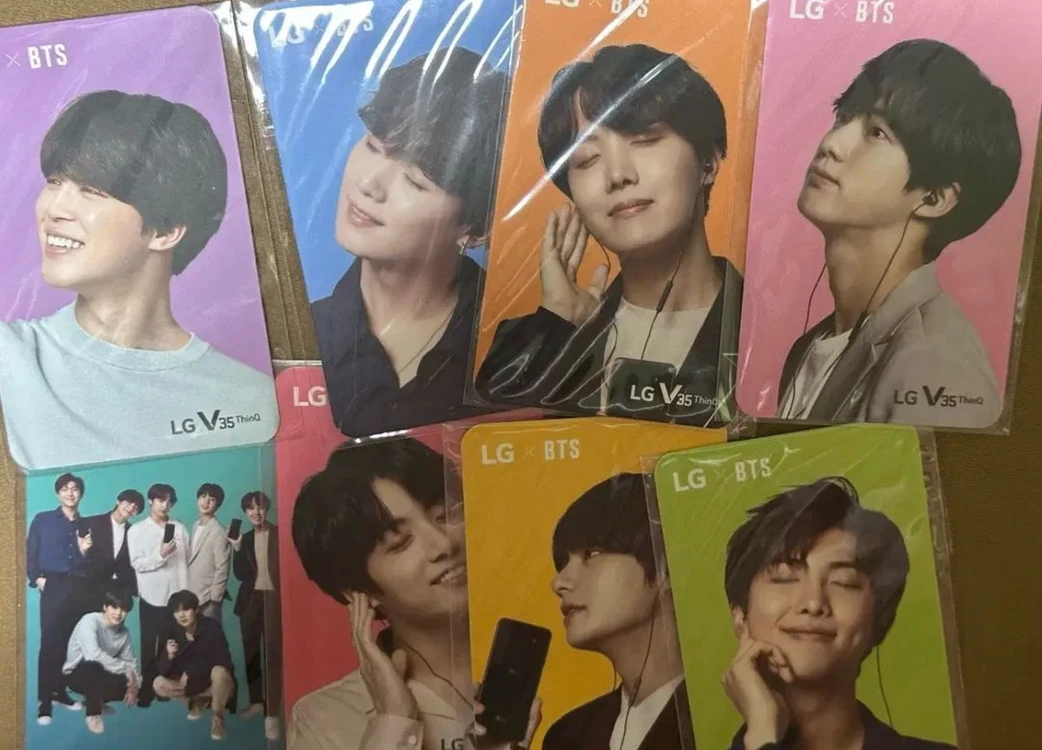방탄 lg v35 포카 팝니다 일괄 한정 희귀 방탄 엘지 양도 이미지