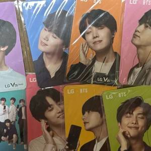 방탄 lg v35 포카 팝니다 일괄 한정 희귀 방탄 엘지 양도 이미지