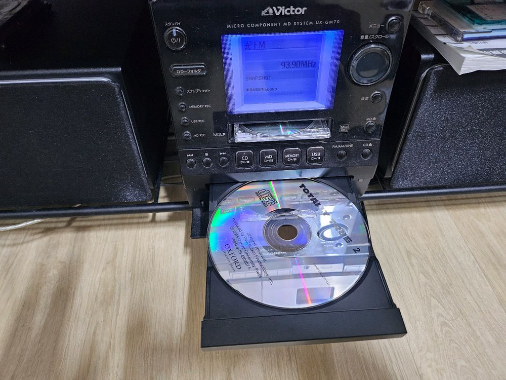 빅터(Victor)MD/CD/USB/MP3미니컴포넌트오디오UX-GM70--4