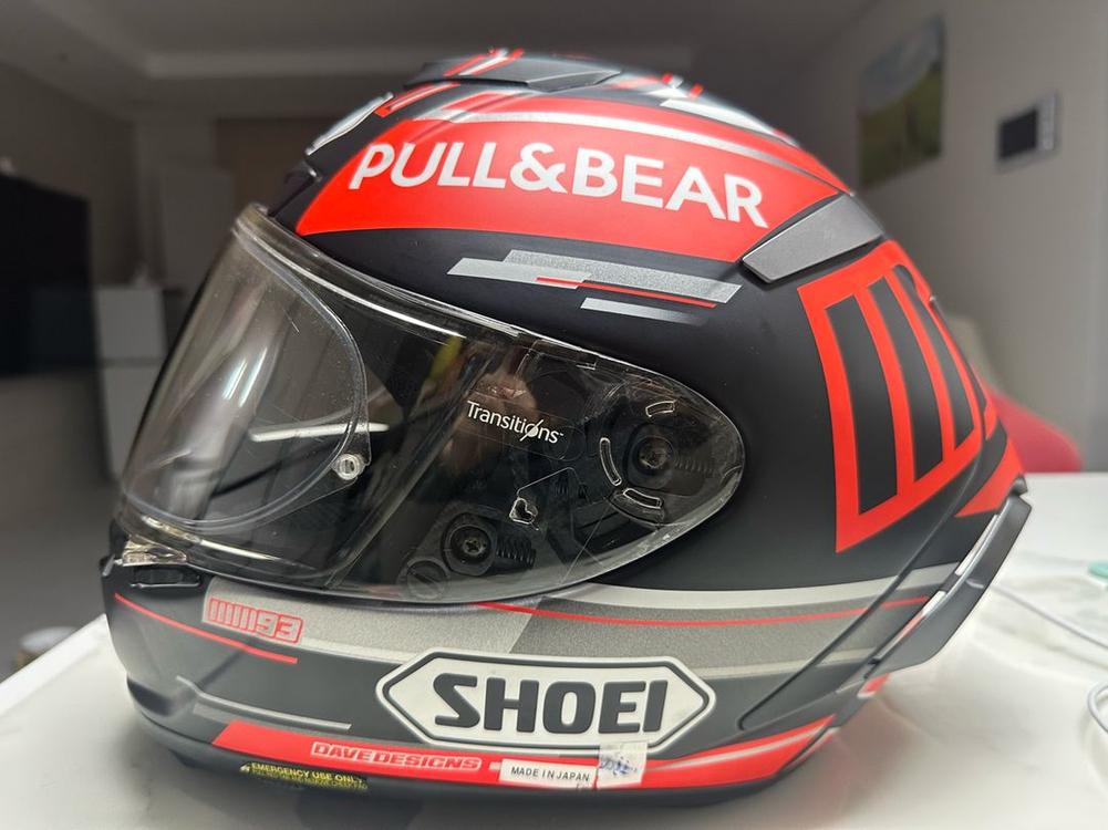 쇼에이 X-14 마르케즈 불개미 무광블랙 M사이즈 헬멧 판매합니다. 이미지