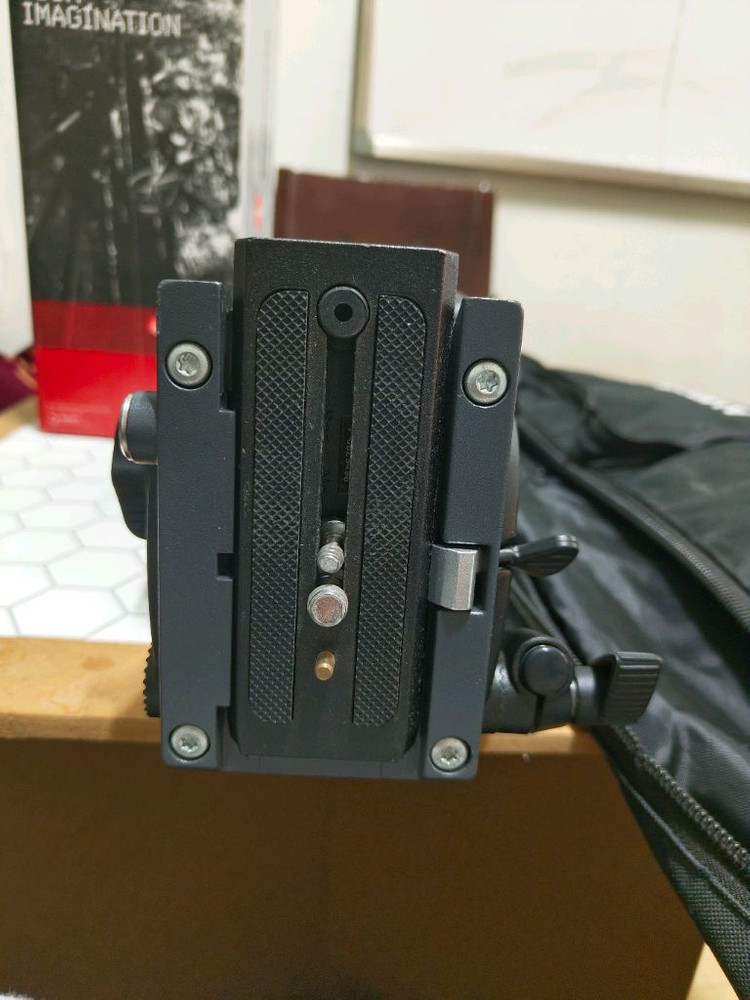 맨프로토 MANFROTTO MVH500AH + 525MVB 유압식 헤드 영상삼각대--3