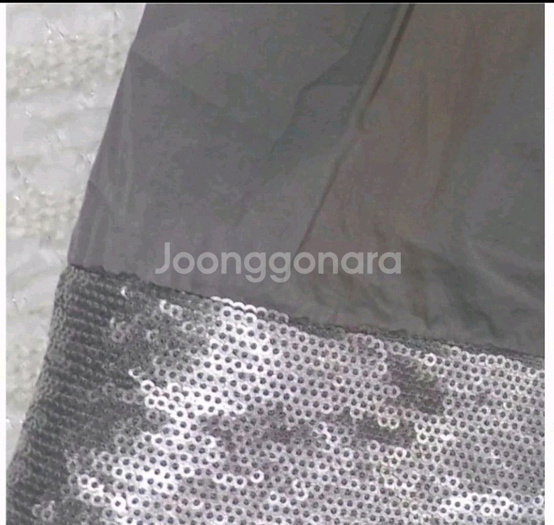 Theory 그레이 셔링 스팽글 스커트 사이즈 4 55-66--9