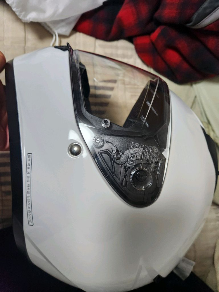 홍진hjc c10풀페이스헬멧 화이트L--2