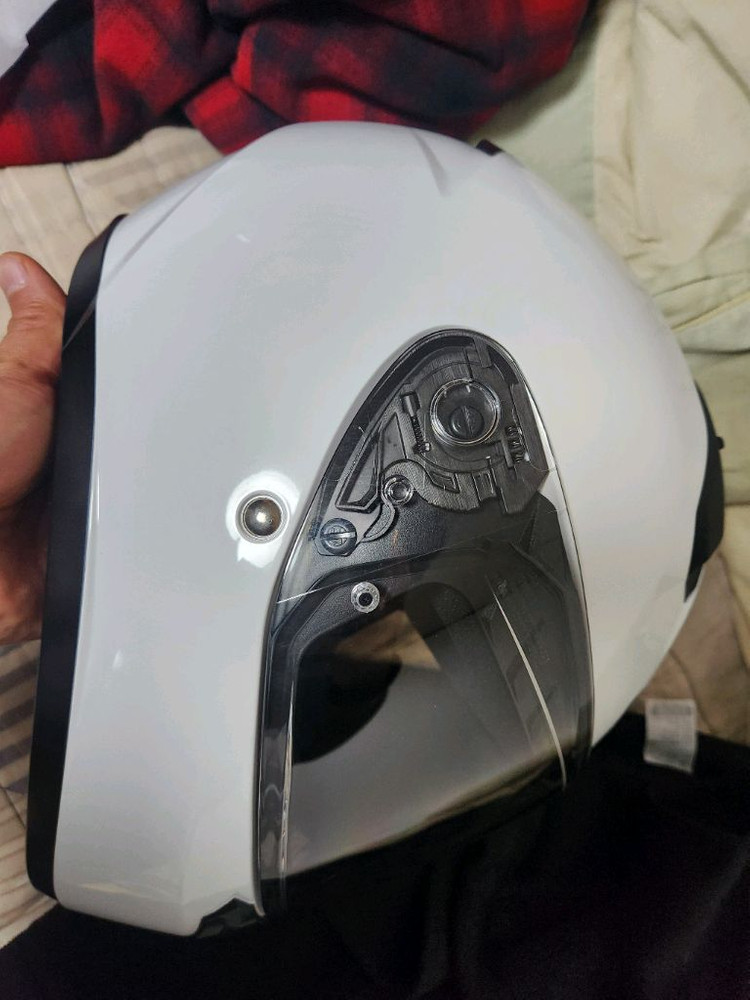 홍진hjc c10풀페이스헬멧 화이트L--5