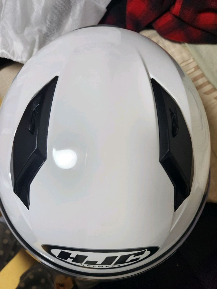 홍진hjc c10풀페이스헬멧 화이트L--6