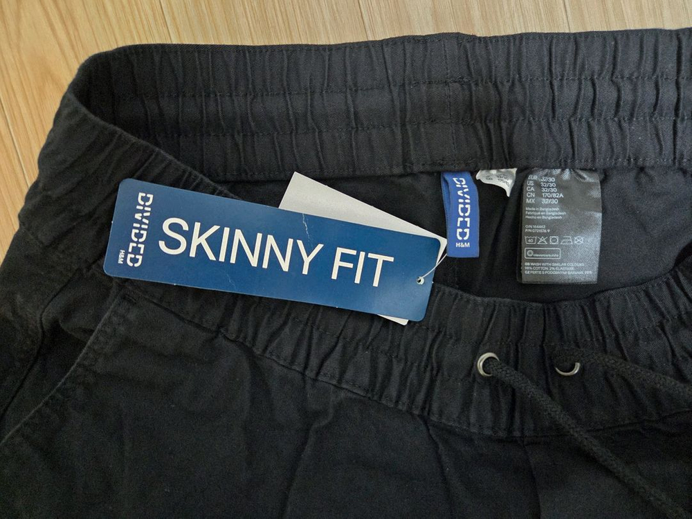 H&M셔링 조거팬츠 블랙 32사이즈 판매합니다--13