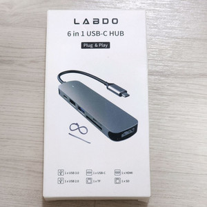 LABDO 6in1 USB-C C타입 허브 판매