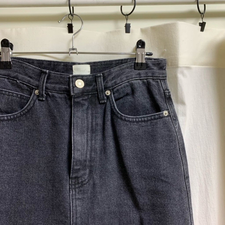 커먼유니크 흑청 롱스커트 s 이미지