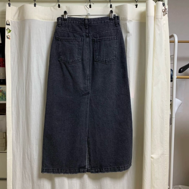 커먼유니크 흑청 롱스커트 s 이미지