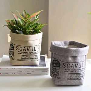 미사용 패브릭 감성 인테리어 빈티지 화분 커버