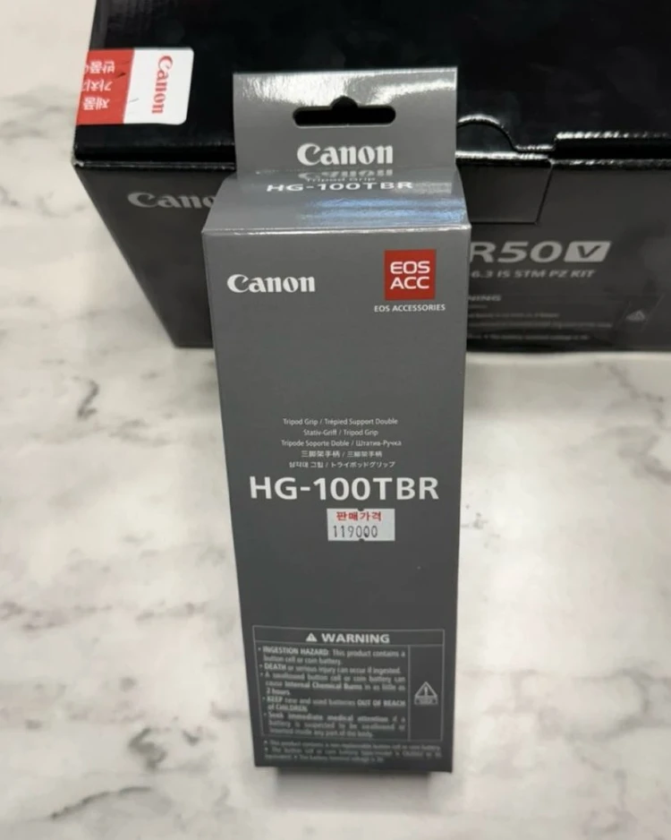 캐논 EOS R50V 14-30 KIT 블랙+슈팅그립(완전새제품) 이미지