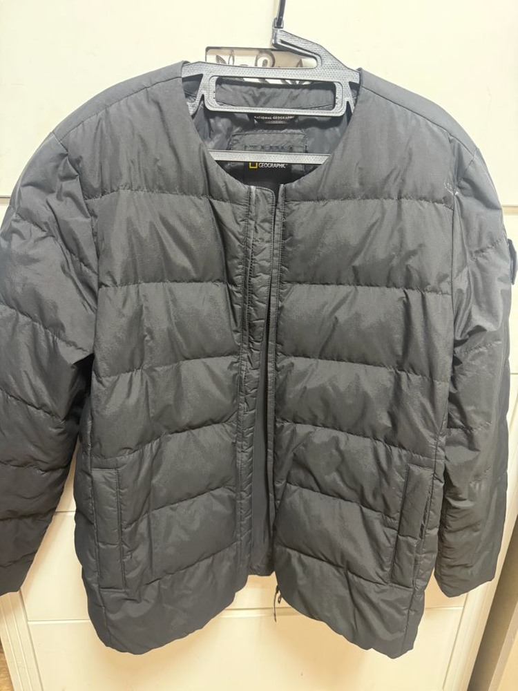 내셔널지오그래픽 헤론 U넥 경량 구스다운 블랙 xl 사이즈--1