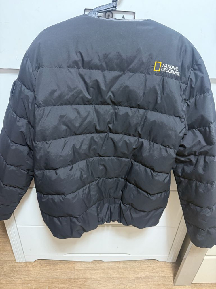 내셔널지오그래픽 헤론 U넥 경량 구스다운 블랙 xl 사이즈--2