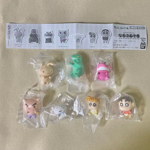 짱구 가챠 나란히 1탄 7종 풀세트 피규어 굿즈 정품 반다이 크레용신짱