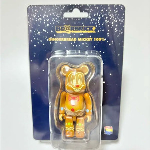 베어브릭 미키마우스 100% 정품 피규어 디즈니100주년 쿠키 한정판 이미지