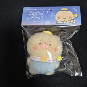 [미개봉] 망그러진곰 망곰 올리브영 인형키링 아기천사