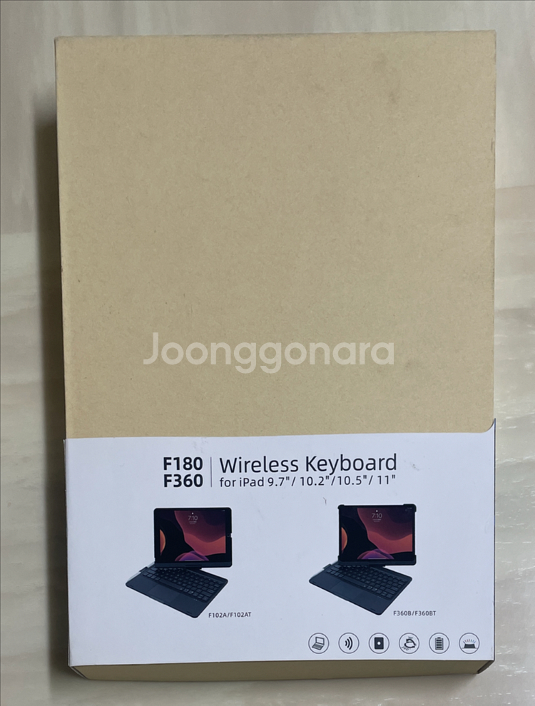 아이패드 키보드 케이스 로즈골드(10.2/10.5인치)--4