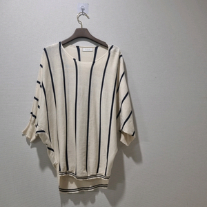 TIME 타임 프리사이즈 스트라이프 니트F