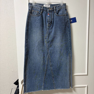 톰브라운 청치마 미디기장 1사이즈