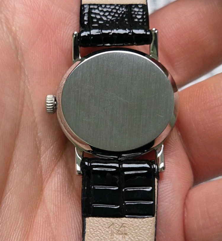 빈티지 오메가 드빌 그린 가로타원형 수동 메커니컬 여성용 이미지