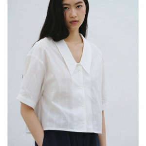 틸버 피그먼트 쇼트 블라우스 판매