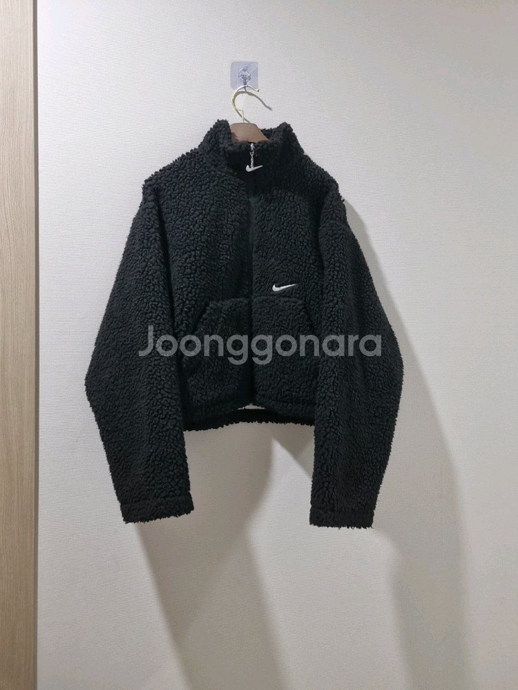 나이키 스우시 셰르파 플리스 집업--1