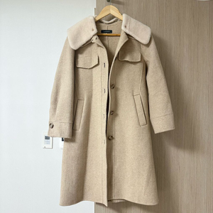 핸드메이드코트 카라양털탈부착 55