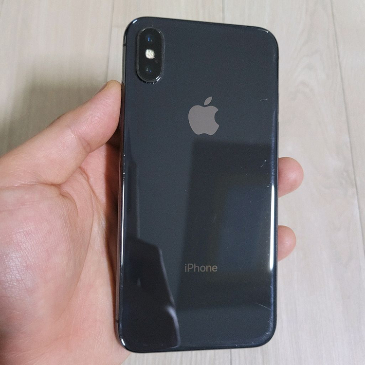 아이폰X 스페이스 그레이 색상 64GB 이미지