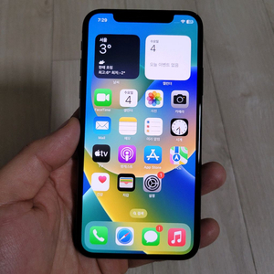 아이폰X 스페이스 그레이 색상 64GB 이미지