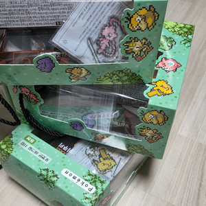 CU 편의점 포켓몬 아크릴 픽셀 키링 피카츄