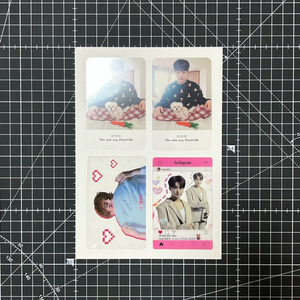 세븐틴 호시 민규 비공식 투명 포카 포토카드 나눔 이미지