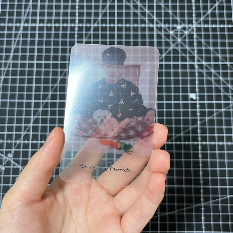 세븐틴 호시 민규 비공식 투명 포카 포토카드 나눔 이미지