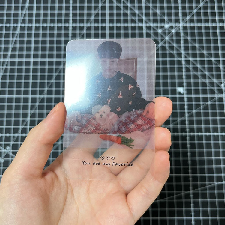 세븐틴 호시 민규 비공식 투명 포카 포토카드 나눔 이미지