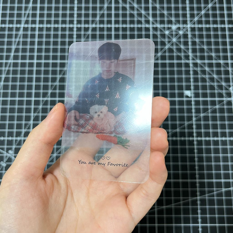 세븐틴 호시 민규 비공식 투명 포카 포토카드 나눔 이미지