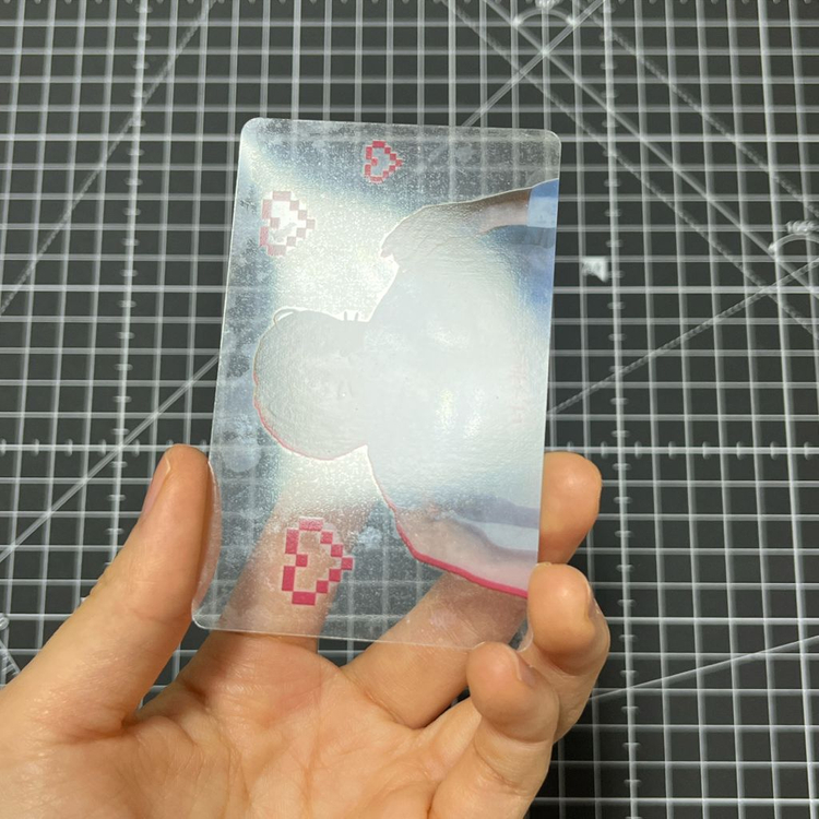 세븐틴 호시 민규 비공식 투명 포카 포토카드 나눔 이미지