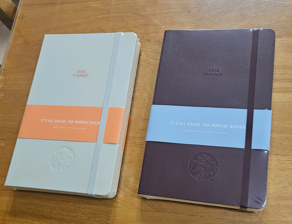 (미개봉) 스타벅스 다이어리 2026 / 블루--4