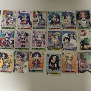 (반택포) 러키스타 슈발츠 카드 일괄판매 럭키스타 츠카사 카가미 코나타 고전 미소녀