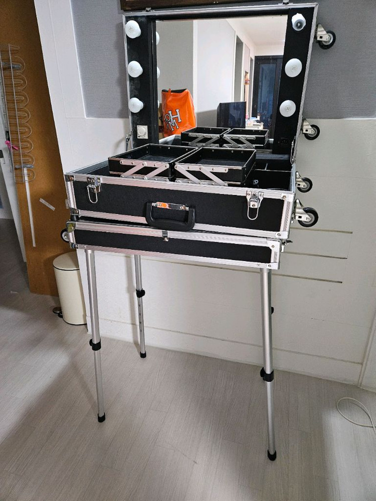 이동식 메이크업 조명 키트 캐리어 이미지