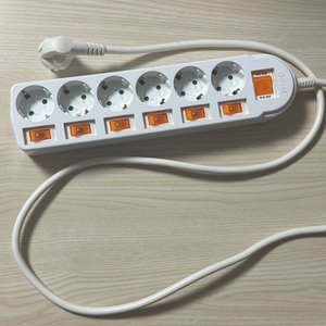 DOSEL 개별 스위치 6구 멀티탭 (1.5m or 3m)