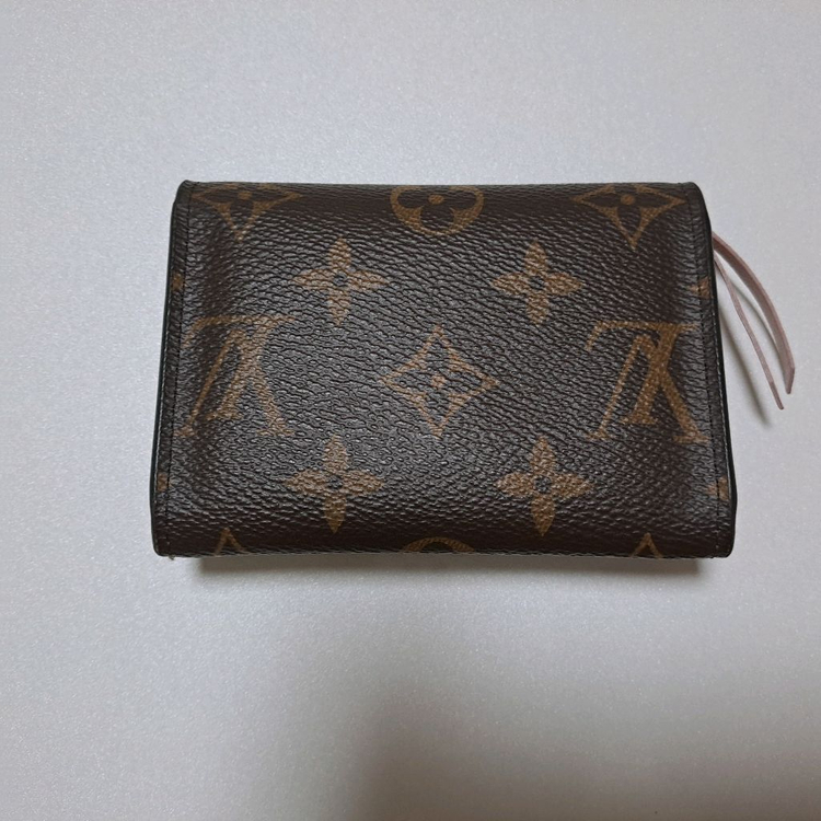 [최상급/정품] 루이비통 로잘리 지갑 핑크 브라운, 루이비통 카드지갑,동전지갑--6