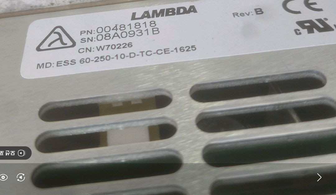 Lambda ESS Power Supply ESS 60-250-10-D-TC-CE 010 2573 7117--1