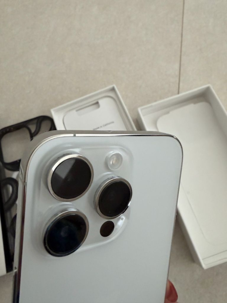 아이폰 14 Pro 실버 128GB 풀박스 자급제 + 케이스티파이 케이스--6