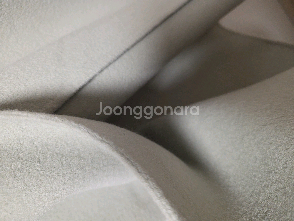 온앤온 양모울 핸드메이드 롱코트--5